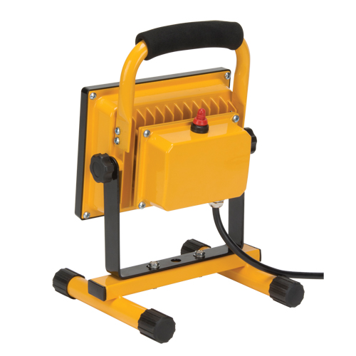 Portable Work Light, LED, 20 W, 2500 Lumens, Aluminum Housing Distribution Élite MP