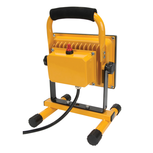 Portable Work Light, LED, 20 W, 2500 Lumens, Aluminum Housing Distribution Élite MP