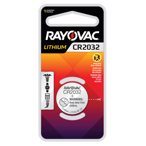 CR2032 Lithium Coin Cell Battery, 3 V Distribution Élite MP