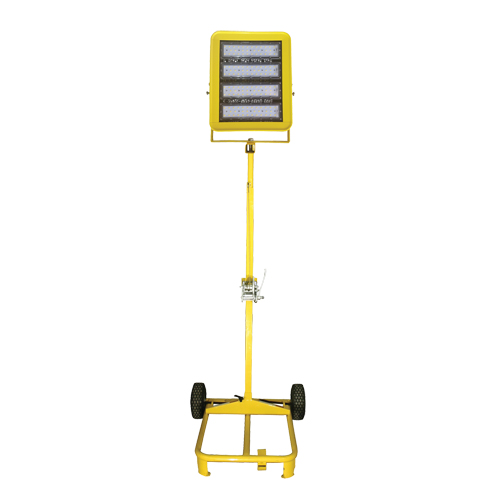 Chariot d'&eacute;clairage &agrave; t&ecirc;te unique avec treuil, DEL, 200 W, 30000 lumens, Boîtier en Aluminium Distribution Élite MP