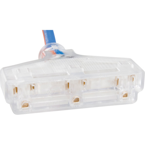 Cordon rallonge en caoutchouc TPE avec indicateur lumineux, Toutes saisons, SJEOW, AWG 12/3, 15 A, 3 prise(s), 50' Distribution Élite MP