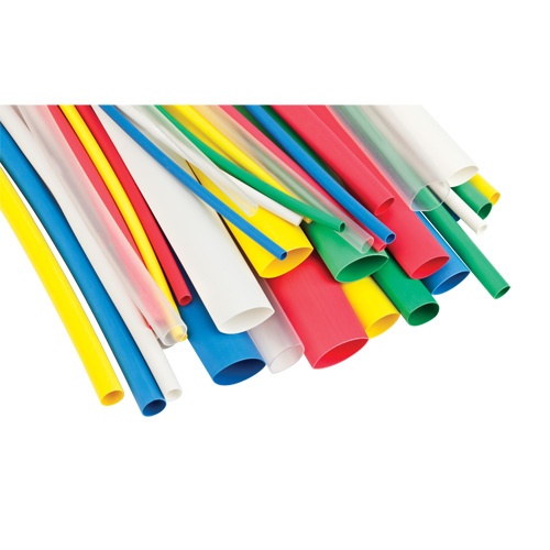Tube thermor&eacute;tractable, Paroi mince, 1/2', 0,25" (6,35mm) - 0,25" (6,35mm) Distribution Élite MP