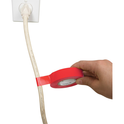 Ruban isolant, 19 mm (3/4") x 18 m (60'), Rouge, 7 mils Distribution Élite MP