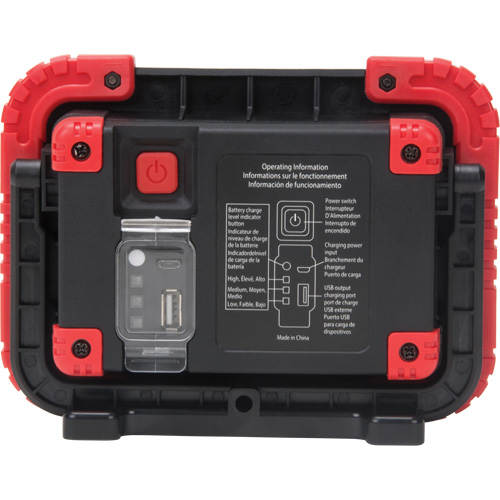 Lampe de travail portative, DEL, 10 W, 1000 lumens, Boîtier en Plastique Distribution Élite MP