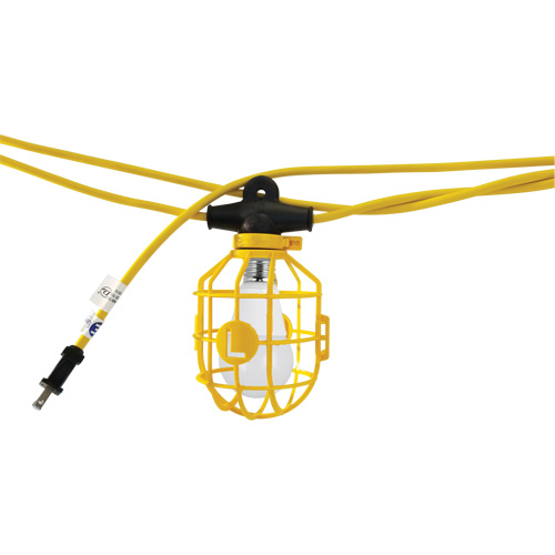 Chaînes de lumi&egrave;res DEL avec connecteur, 10 Lumi&egrave;res, 1200" lo, Boîtier en Plastique Distribution Élite MP