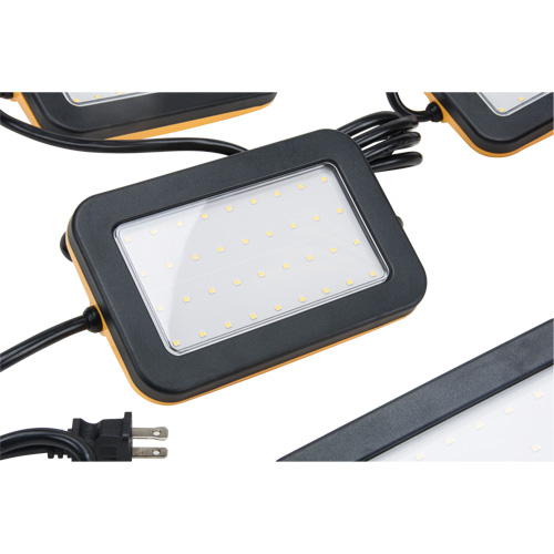 LED String Work Lights, 5 Lights, 50' L, Plastic Housing Distribution Élite MP