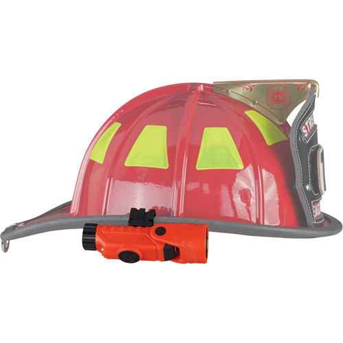 Vantage&reg; 180 X Multi-Fuel Helmet/Right Angle Flashlight, LED, Rechargeable/CR123A Batteries, Nylon Polymer Distribution Élite MP