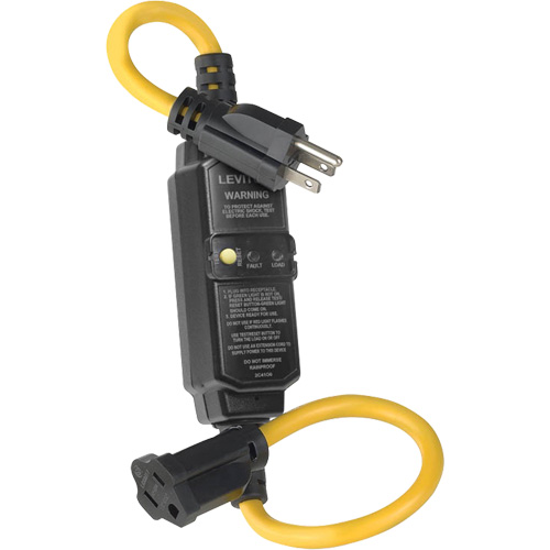 Self-Test Automatic Reset GFCI Cord Set, 120 V, 15 A, 2' Cord Distribution Élite MP