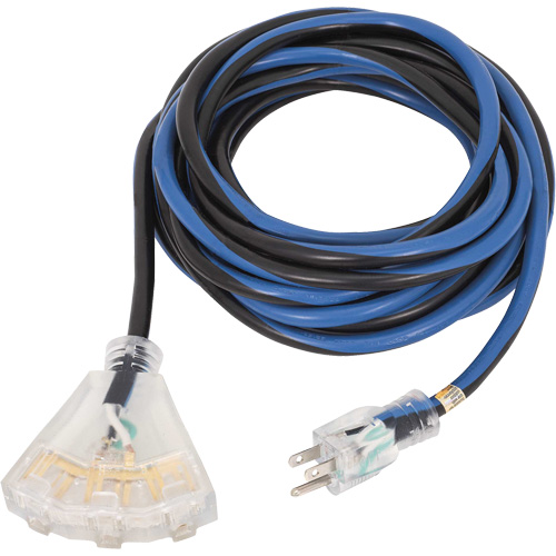 JLEC-1425 Contractor Grade Extension Cord, Indoor/Outdoor, SJTOW, 14 AWG, 15 A, 25' Distribution Élite MP