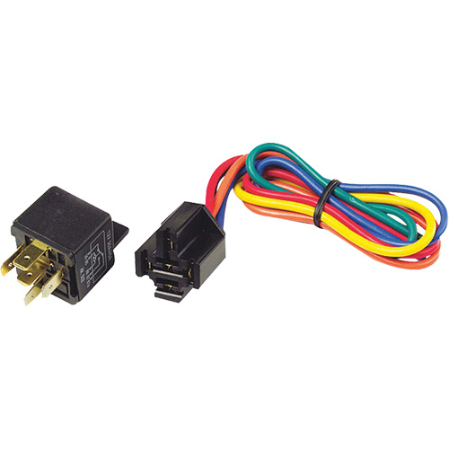 12V 5-Pin Relay & Pigtail Assembly with Mounting Bracket Distribution Élite MP