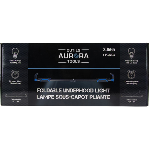 Foldable Underhood Work Light, Hook, Rechargeable, 1400 Lumens Distribution Élite MP