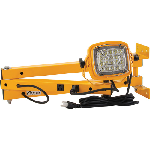 Dock Light, 40" Arm, 50 W, LED Lamp, Metal Distribution Élite MP