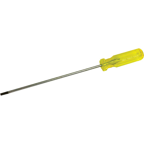 Tournevis &agrave; fente pour &eacute;lectricien, Tige de 3/16", Ronde, 11-1/2" lo, Prise en Plastique Distribution Élite MP