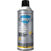 Lubrifiant pour engrenages d&eacute;couverts et c&acirc;bles m&eacute;talliques LU201, Canette a&eacute;rosol Distribution Élite MP