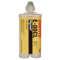 Adh&eacute;sif structurel E-00CL, 200 ml, Cartouche double, Deux composants, Transparent Distribution Élite MP