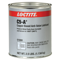 Lubrifiant antiblocage au cuivre Loctite 8008 C5-A, 2,5 lb, Canette, 1800°F (982°C) Temp&eacute;rature max. Distribution Élite MP