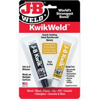 Colle &eacute;poxyde KwikWeld, Deux composants, Tube, 2 oz, Gris Distribution Élite MP