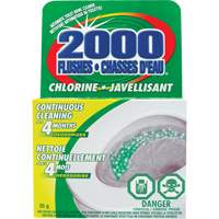D&eacute;tergent pour cuvette de toilette 2000 Flushes avec agent de blanchiement, 35 g, Tampon Distribution Élite MP