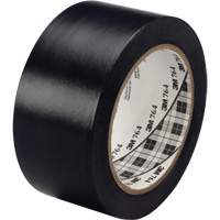 Ruban en vinyle pour travaux g&eacute;n&eacute;raux 764, 25,4 mm (1") la x 32,9 m (108') lo, 5 mils, Noir Distribution Élite MP