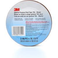 Ruban en vinyle pour travaux g&eacute;n&eacute;raux 764, 50,8 mm (2") la x 32,9 m (108') lo, 5 mils, Brun Distribution Élite MP