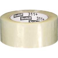 Scotch&reg; 311+ Box Sealing Tape, Acrylic Adhesive, 48 mm (1-22/25") x 100 m (328') Distribution Élite MP
