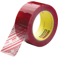 Scotch&reg; Security Message Box Sealing Tape 3779, Acrylic Adhesive, 1.8 mils, 48 mm (2") x 914 m (2998') Distribution Élite MP