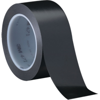 Ruban en vinyle 471, 12 mm (1/2") la x 32,9 m (108') lo, 5,3 mils, Noir Distribution Élite MP