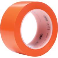 471 Vinyl Tape, 50.8 mm (2") W x 32.9 m (108') L, 5.2 mils, Orange Distribution Élite MP