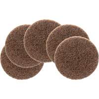 Disque de conditionnement de surface Roloc Scotch-Brite, 2" dia., Grain Cors&eacute;, Oxyde d'aluminium Distribution Élite MP