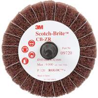 Disque combin&eacute; Scotch-Brite, 2-1/2" dia., Grain 120, Oxyde d'aluminium Distribution Élite MP