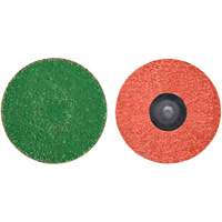 Zirc Plus Quick-Change Cloth Disc, 3" Dia., 120 Grit, Zirconia Alumina Distribution Élite MP
