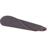 Cartouche de bande abrasive conique ALO, 320 Grain, 3/16" dia., Oxyde d'aluminium, 1" lo, 1/8" Dimension de l'arbre Distribution Élite MP