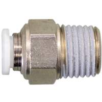 Connecteur filet&eacute; droit, 1/4", Laiton, Filetage NPT Distribution Élite MP