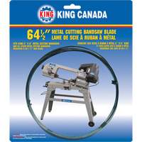 Bandsaw Metal Blade, Carbon Steel, 64-1/2" L x 1/2" W x 0.025" Thick, 10 TPI Distribution Élite MP