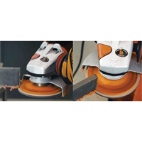 Disque &agrave; lamelles Enduro-Flex, 4-1/2" x 5/8"-11, Type 27, Grain 40, Alumine de zirconium Distribution Élite MP