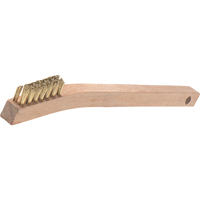 V-Trim Small Handle Scratch Brushes, Brass, 3 x 7 Wire Rows, 7-7/8" Long Distribution Élite MP