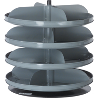 Modules de stockage Rotabin, 60 lb Capacit&eacute; par niveau, 10 Niveau(x), 42-1/8" ha x 17" dia Distribution Élite MP