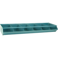 Sectional Bin Units, 100 lbs. Cap., 37" W x 12" D x 4-1/2" H, Blue Distribution Élite MP