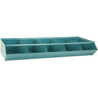 Sectional Bin Units, 100 lbs. Cap., 37" W x 15-1/2" D x 6" H, Blue Distribution Élite MP