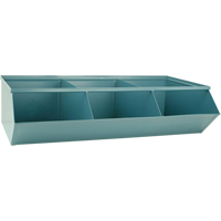Sectional Bin Units, 100 lbs. Cap., 37" W x 20-1/2" D x 9-1/2" H, Blue Distribution Élite MP