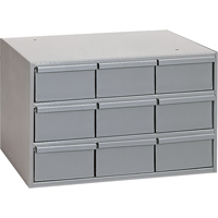 Industrial Drawer Cabinets, 9 Drawers, 17-1/4" W x 11-5/8" D x 10-7/8" H, Grey Distribution Élite MP