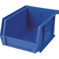 Plastic Bin, 8-1/4" W x 9" H x 18" D, Blue Distribution Élite MP