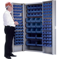 Deep-Door Combination Cabinet, 38" W x 24" D x 72" H, 36 Shelves Distribution Élite MP
