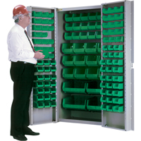 Deep-Door Combination Cabinet, 38" W x 24" D x 72" H, 36 Shelves Distribution Élite MP