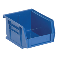 Bacs ultra empilable & suspendable, 4-1/8" la, 3" h x 5-3/8" p, Bleu Distribution Élite MP
