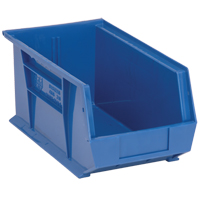 Bacs ultra empilable & suspendable, 8-1/4" la, 7" h x 14-3/4" p, Bleu Distribution Élite MP