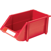Bac empilable & &agrave; suspendre, 8-3/16" la, 6-3/16" h x 14" p, Rouge Distribution Élite MP