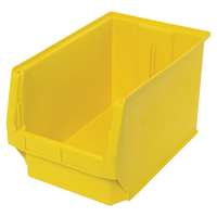 Contenants g&eacute;ants empilables, 12,375" la x 19,75" p x 11,875" h, Jaune Distribution Élite MP