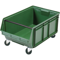 Mobile Giant Stacking Bin, 11-7/8" H x 18-3/8" W x 29" D, 150 lbs. Capacity, Green Distribution Élite MP