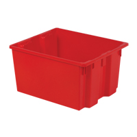 Contenants Stack-N-Nest Polylewton, 13" x 24" x 20", Rouge Distribution Élite MP